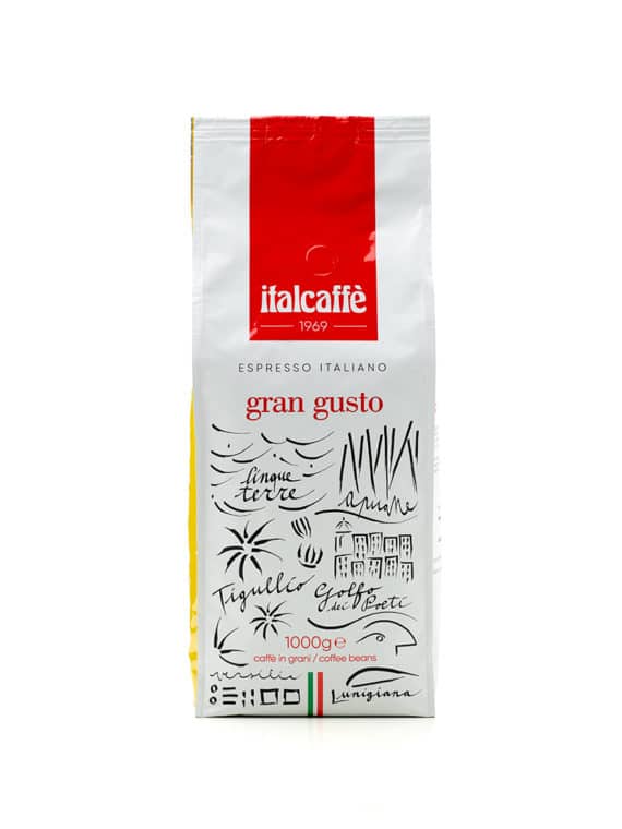 Italcaffè Gran Gusto Espresso Bar Coffee Beans 1kg